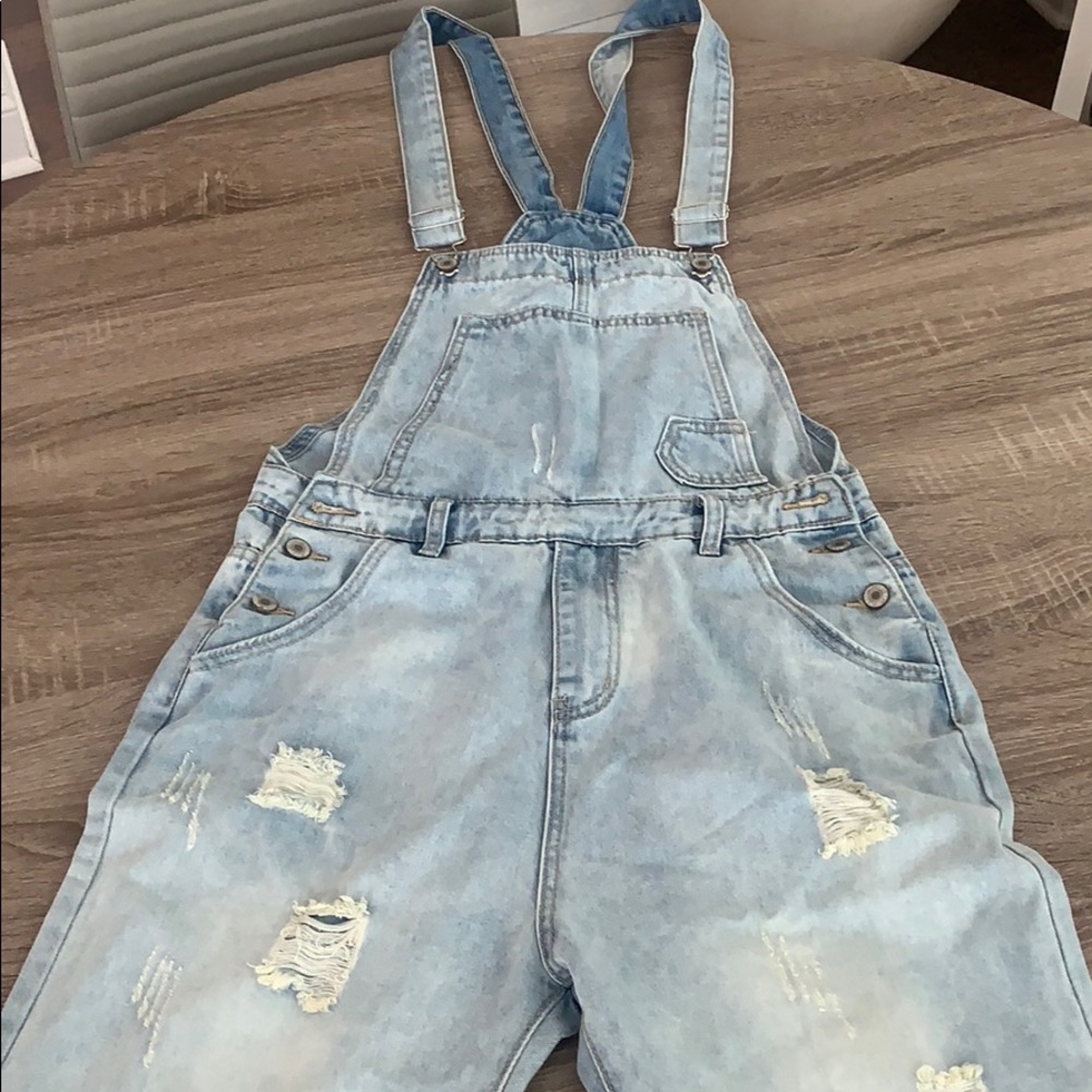 Sokoto Men’s Light Blue Denim Overalls Size 31